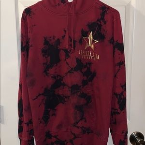 Jeffree Star unicorn blood tie dye hoodie